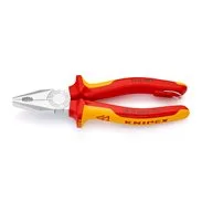 KNIPEX Kombinované kleště izolované s připevňovacím okem, 180 mm
